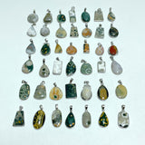 42 Pieces 8th Vein Ocean Japser Pendants