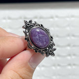 43 Pieces Charoite Different Styles Ring #5
