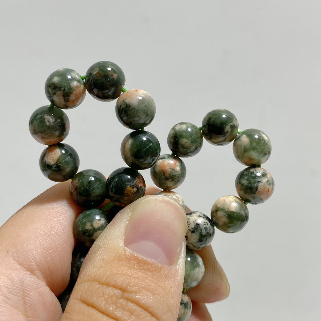 2 Types 8mm Sakura Jade Bracelets Wholesale