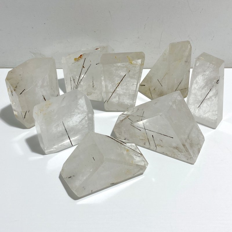 8 Pieces Black Tourmaline Free Form -Wholesale Crystals