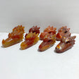 8 Pieces Carnelian Dragon Head Carving -Wholesale Crystals