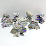 8 Pieces Geode Aura Sphalerite Sea Turtles Carving -Wholesale Crystals