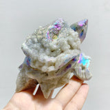 8 Pieces Geode Aura Sphalerite Sea Turtles Carving -Wholesale Crystals