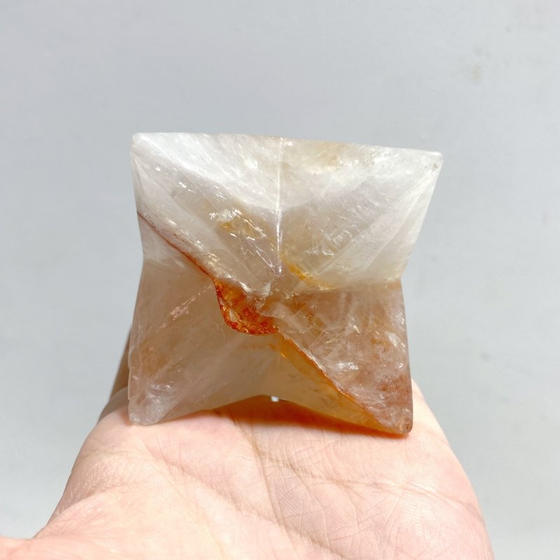 8 Pieces Large Clear Quartz Merkaba Carving -Wholesale Crystals