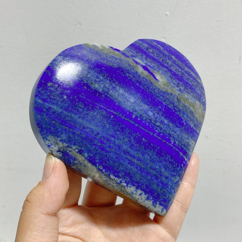 8 Pieces Large Lapis Lazuli Heart -Wholesale Crystals