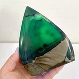 8 Pieces Large Volcano Agate Arrow Head Home Decor (UV - Reactive) - Wholesale Crystals