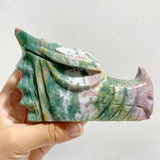 8 Pieces Ocean Jasper Dragon Head Closeout -Wholesale Crystals