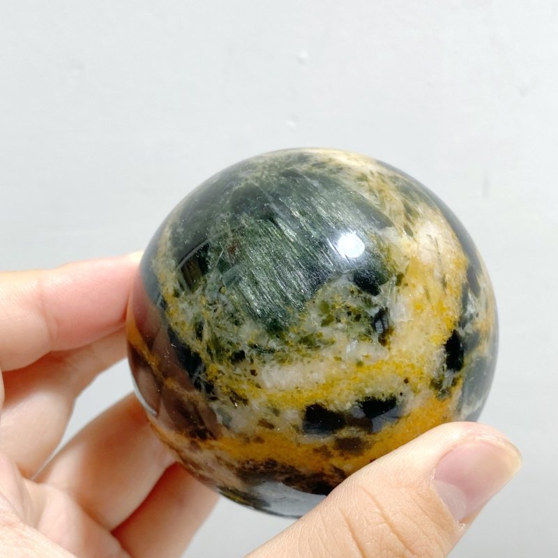 8 Pieces Seraphinite Spheres -Wholesale Crystals