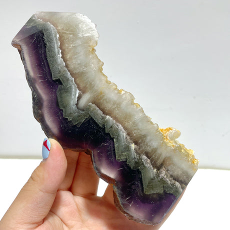 7 Pieces Large Fluorite Mixed Pyrite Point