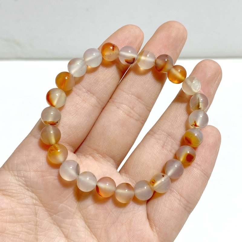 8mm Agate Bracelet Wholesale - Wholesale Crystals