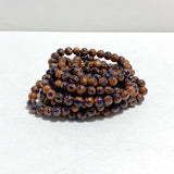 8MM Blue Mixed Gold Sandstone Bracelets Wholesale - Wholesale Crystals