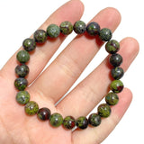 8mm Dragon Blood Stone Bracelets Wholesale - Wholesale Crystals
