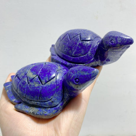 9 Pieces Lapis Lazuli Sea Turtles Carving -Wholesale Crystals
