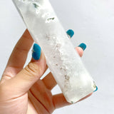 9 Pieces Large Druzy Moss Agate Point - Wholesale Crystals