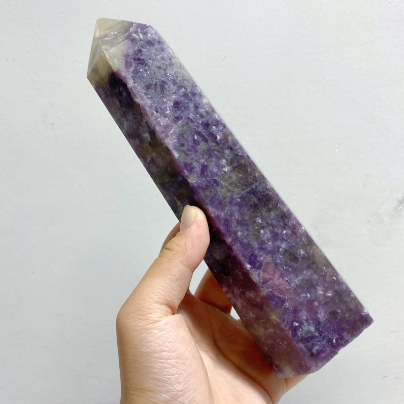 9 Pieces Large Unicorn Stone Point -Wholesale Crystals