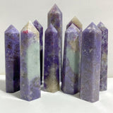 9 Pieces Large Unicorn Stone Point -Wholesale Crystals