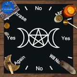 9 Sun Floral & Moon Phase Tarot Tablecloth - Wholesale Crystals