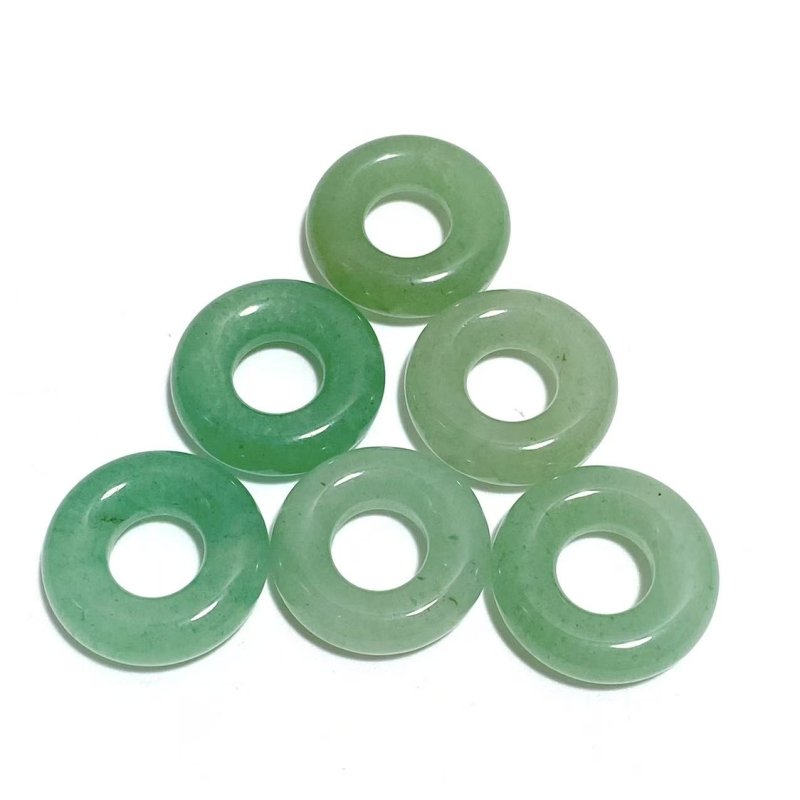 9 Types Crystal Donuts Rose Quartz Green Aventurine Ocean Jasper Wholesale - Wholesale Crystals