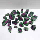 26 Pieces Raw Ruby Zoisite Specimen For Collection