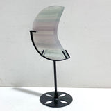 Fluorite Moon Carving With Stand Wholesale