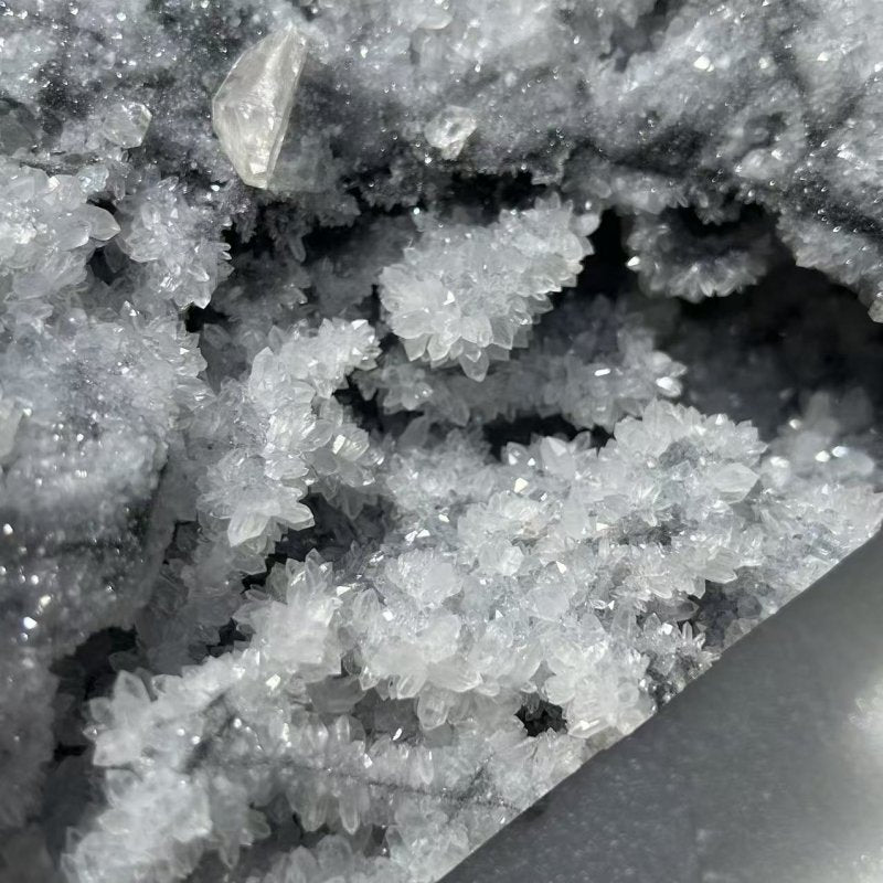 9.4KG Clear Quartz Cluster Mixed Apophyllite Mineral Specimen (Sea Freight Only) -Wholesale Crystals