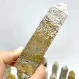 27 Pieces Beautiful Vein Ocean Jasper Four-sided Tower Points