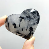 97 Pieces Black Tourmaline Heart - Wholesale Crystals