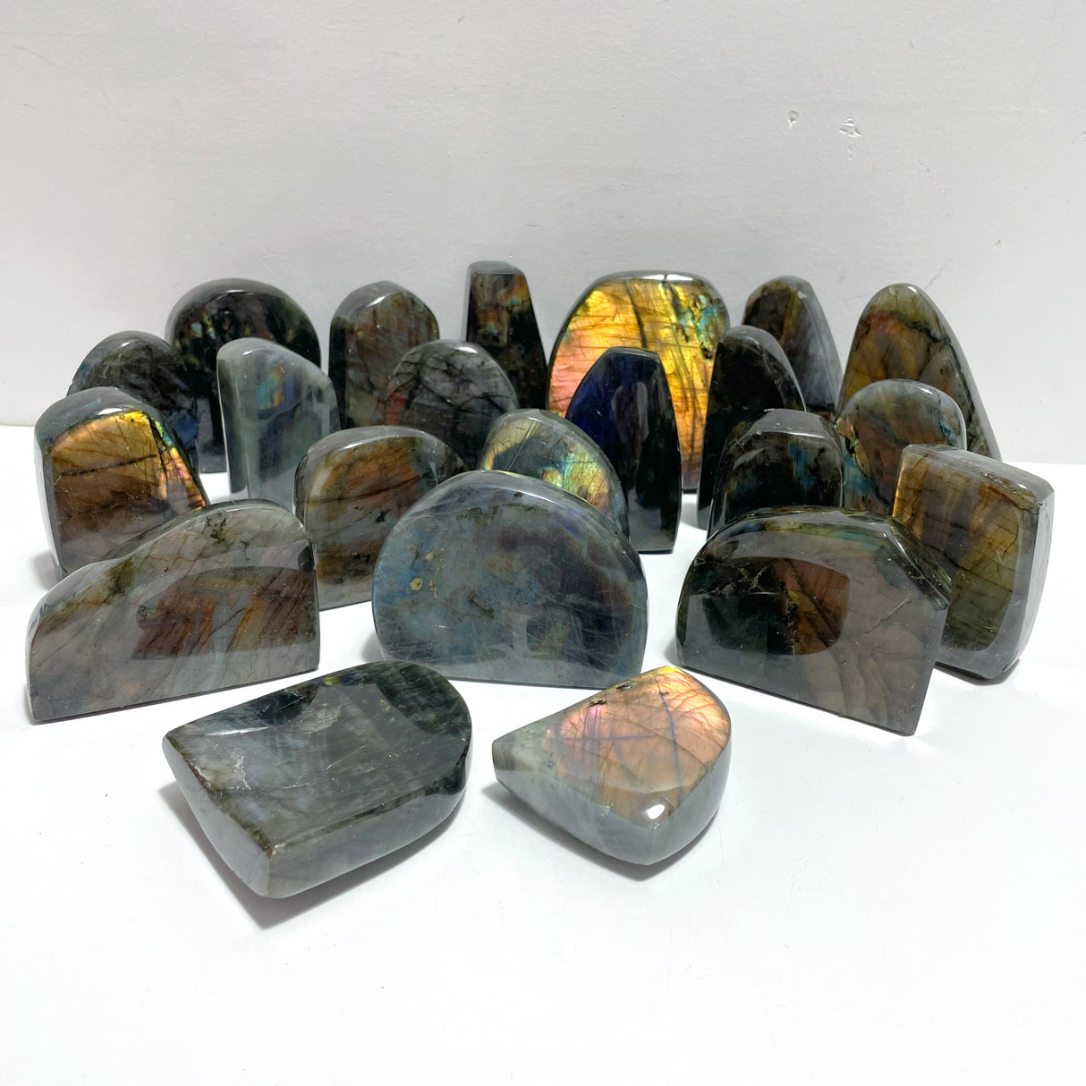 22 Pieces Beautiful High Quality Polished Labradorite Free Form
