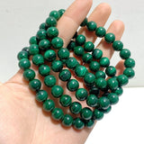 9MM Malachite Bracelet Wholesale - Wholesale Crystals