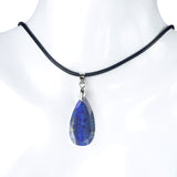 KS1691 - Cut Faceted Diamond Shape Crystal Pendant