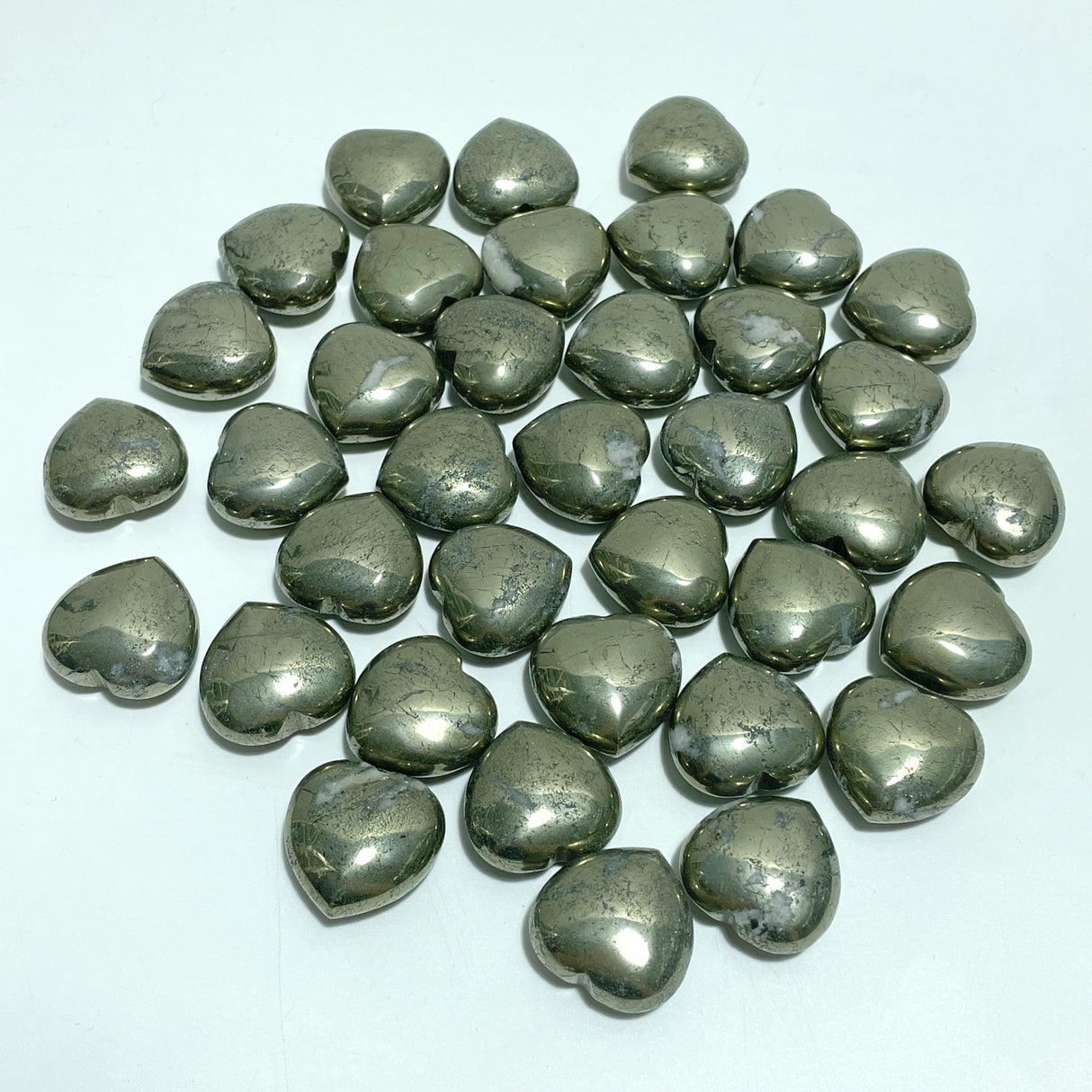 3CM Pyrite Heart Wholesale