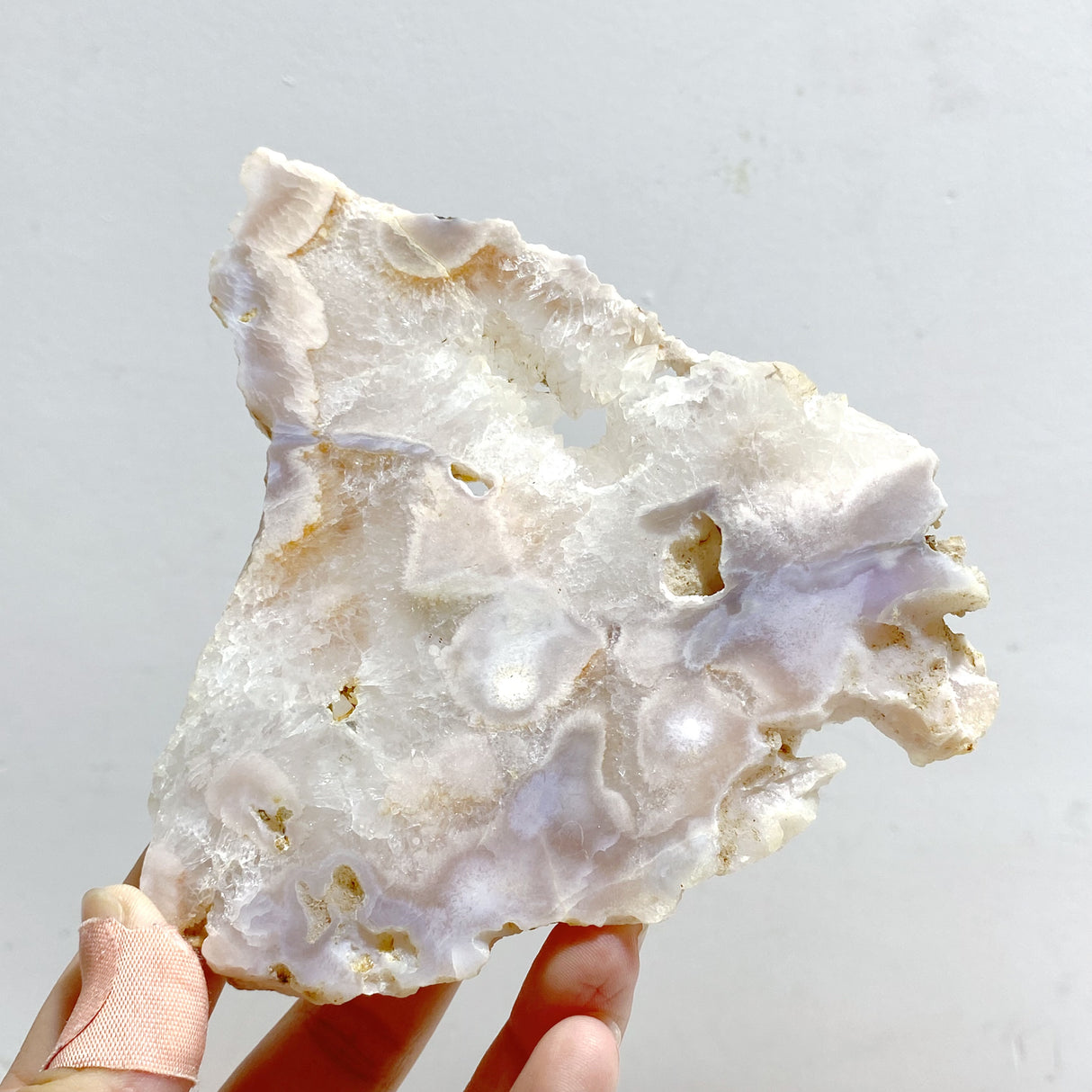 16 Pieces Sakura Flower Agate Slabs
