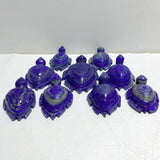 9 Pieces Lapis Lazuli Sea Turtles Carving