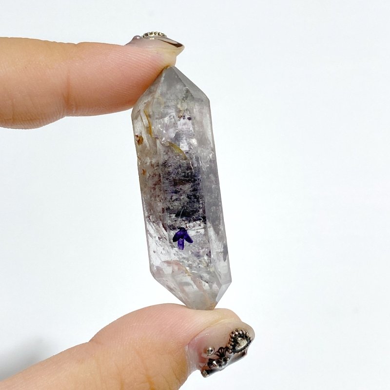 A74 Enhydro Quartz Crystal With Rainbow -Wholesale Crystals