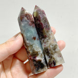 Pink & Blue Tourmaline Tower Point Wholesale