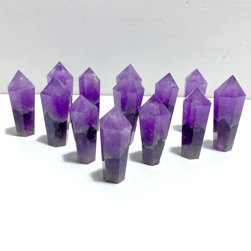 Amethyst Phantom Mountain Cupcake Shape Points Wholesale - Wholesale Crystals