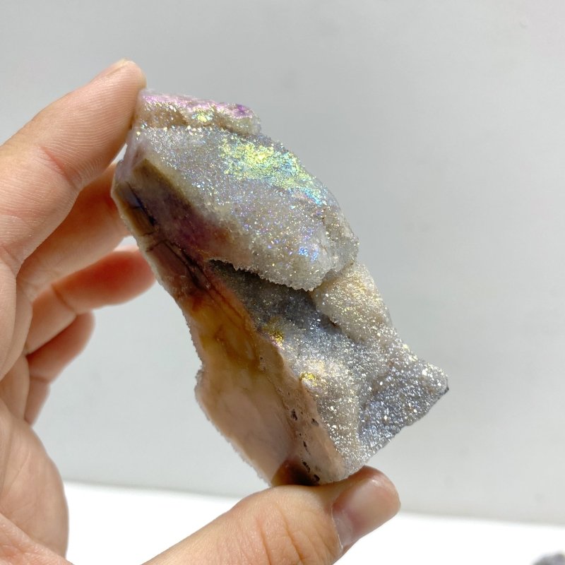 Aura Sphalerite Geode Four - sided Point Wholesale - Wholesale Crystals