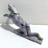 Unique Ocean Jasper Leopard Panther Crystal Carving