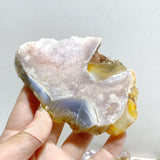 16 Pieces Sakura Flower Agate Slabs