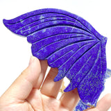 Unique Lapis Lazuli Butterfly Carving With Stand