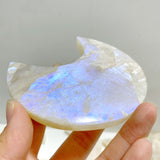 26 Pieces Moonstone Moon Carving