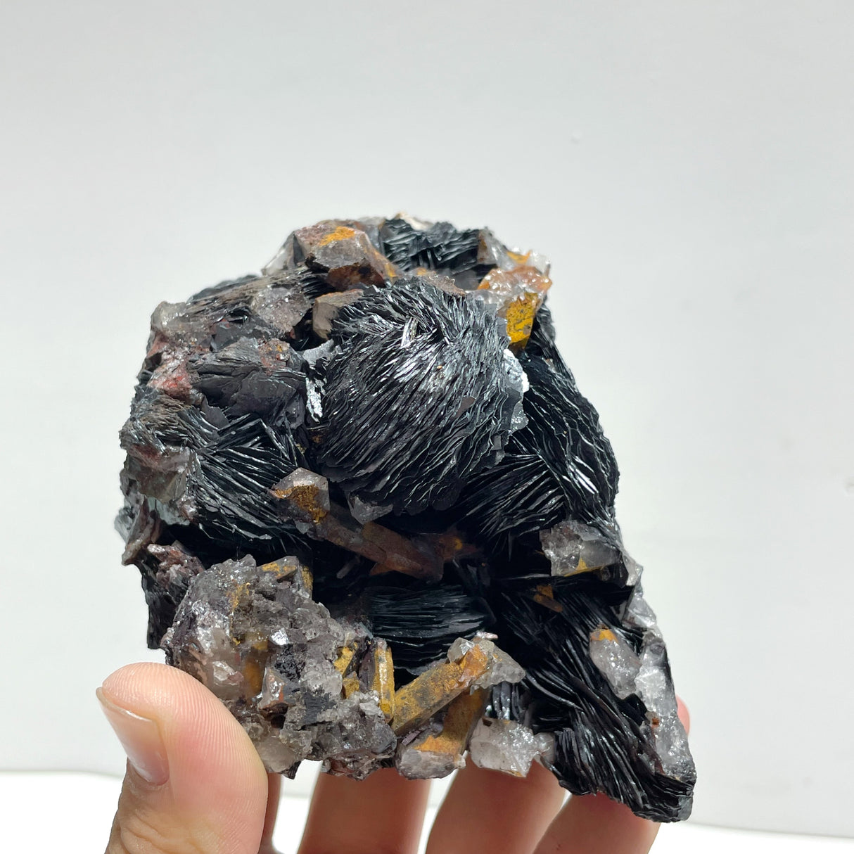3 Pieces Raw Specularite Crystal Specimen Specular Hematite