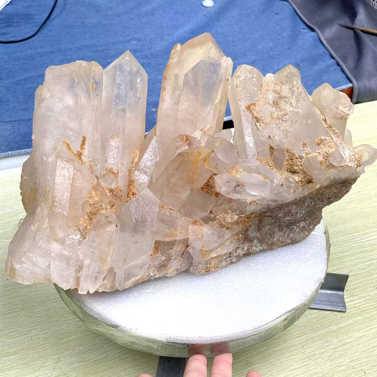 9.5KG Clear Quartz Cluster Mineral Specimen (Sea Freight Only)