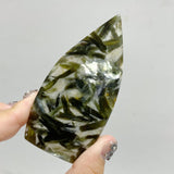 Green Mica Mixed Quartz Arrow Head Shape Wholesale