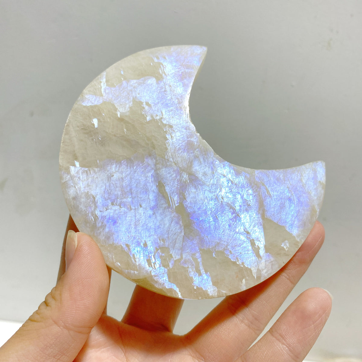 26 Pieces Moonstone Moon Carving