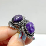 Beautiful 49 Pieces Charoite Different Styles Ring 1 - Wholesale Crystals