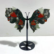 Beautiful Africa Blood Stone Butterfly Wing Carving With Stand - Wholesale Crystals