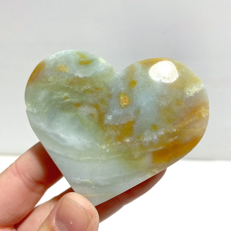 Beautiful Caribbean Calcite Heart Wholesale - Wholesale Crystals