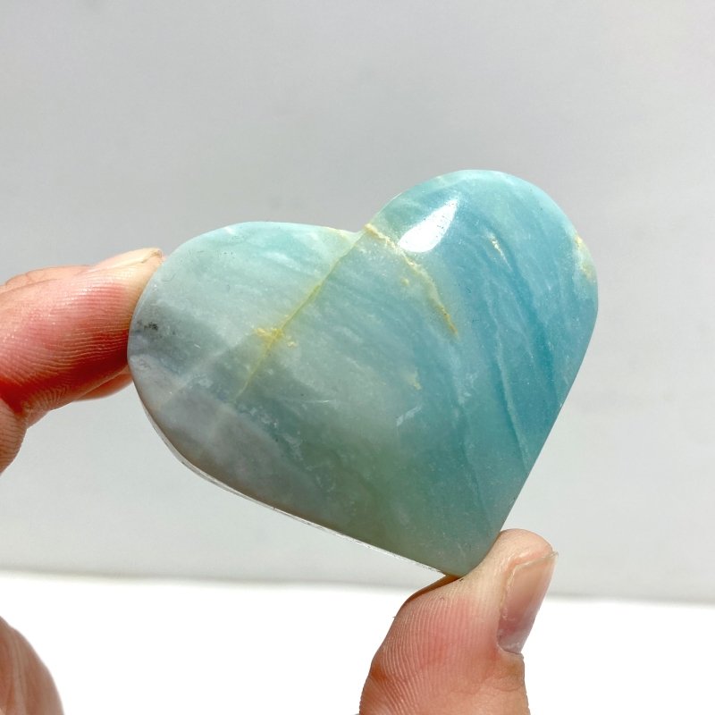 Beautiful Caribbean Calcite Heart Wholesale - Wholesale Crystals