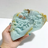 Beautiful Caribbean Calcite Landscape Pavilion Carving 5 - Wholesale Crystals